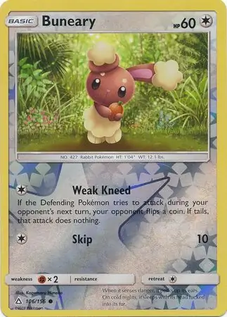 Buneary Reverse Holo 106 Normal