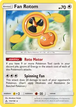 Fan Rotom 110 Normal