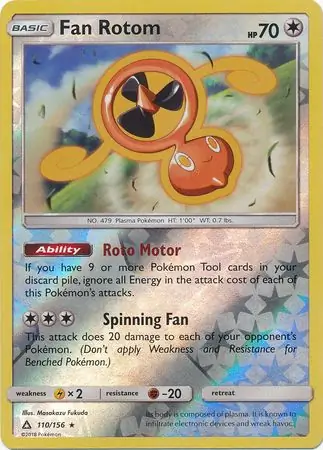 Fan Rotom Reverse Holo 110