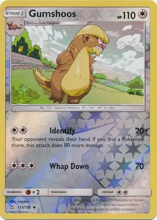 Gumshoos Reverse Holo 113 Normal