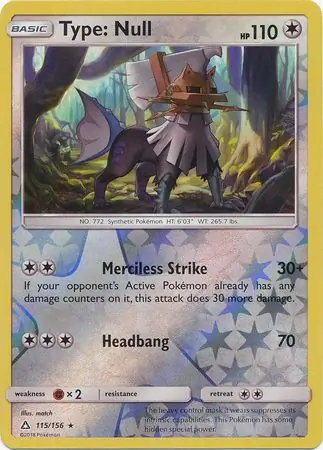 Type: Null Reverse Holo 115