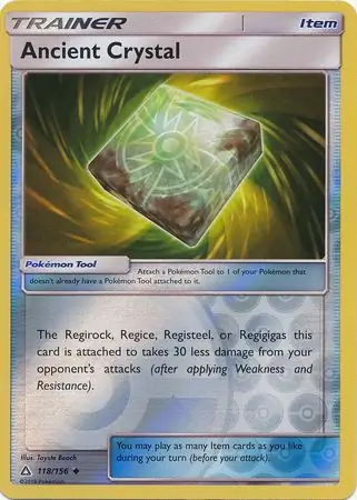 Ancient Crystal Reverse Holo 118 Normal