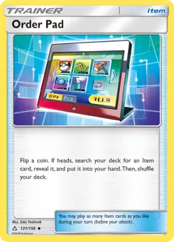 Order Pad 131