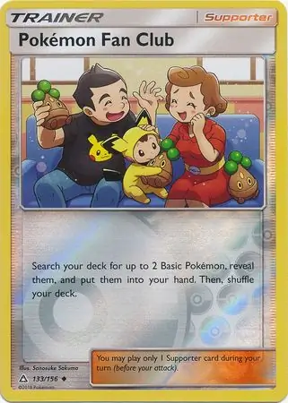 Pokemon Fan Club Reverse Holo 133 Normal