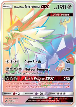 Dusk Mane Necrozma GX Secret 163 Normal