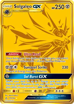 Solgaleo GX Secret 173