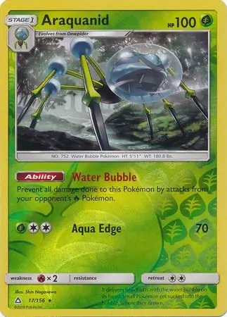 Araquanid Reverse Holo 17