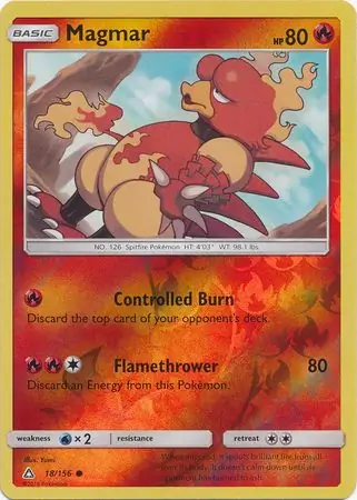 Magmar Reverse Holo 18 Normal