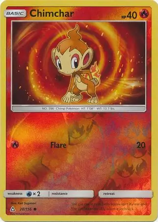 Chimchar Reverse Holo 20 Normal