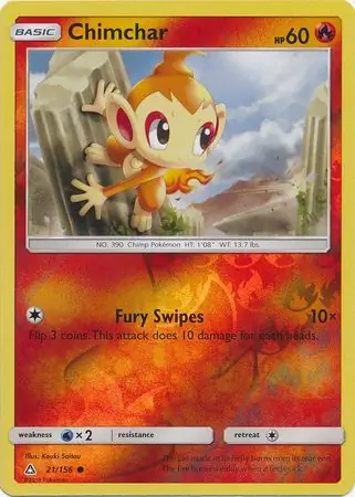 Chimchar Reverse Holo 21 Normal