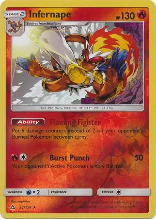 Infernape Reverse Holo 23 Normal