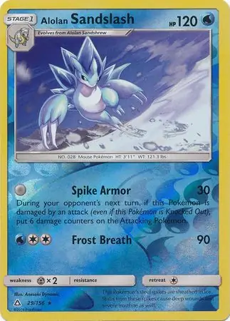 Alolan Sandslash Reverse Holo 29