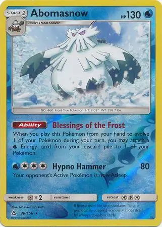 Abomasnow Reverse Holo 38 Normal