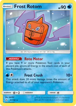 Frost Rotom 41 Normal