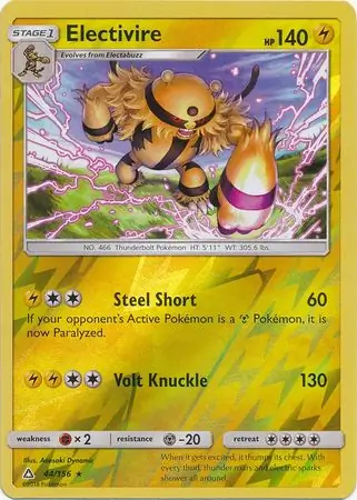 Electivire Reverse Holo 44 Normal