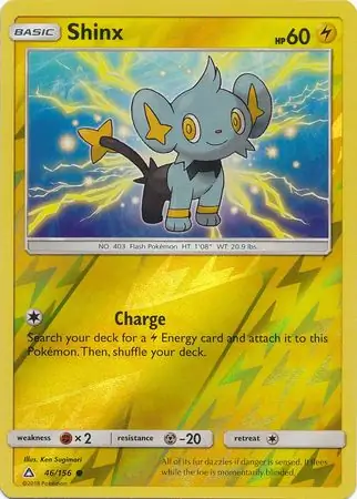 Shinx Reverse Holo 46 Normal