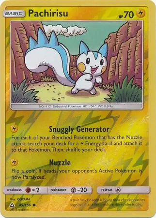 Pachirisu Reverse Holo 49 Normal