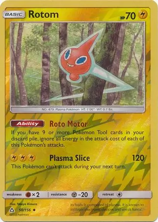 Rotom Reverse Holo 50