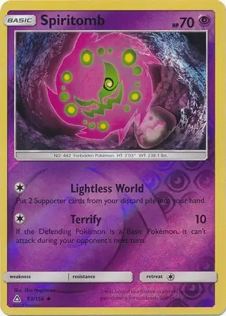 Spiritomb Reverse Holo 53 Normal