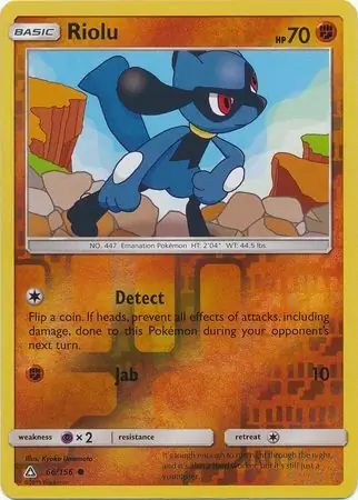 Riolu Reverse Holo 66 Normal