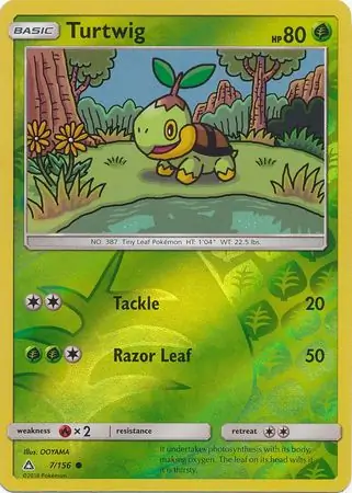 Turtwig Reverse Holo 7 Normal