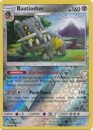 Bastiodon Reverse Holo 85 Normal