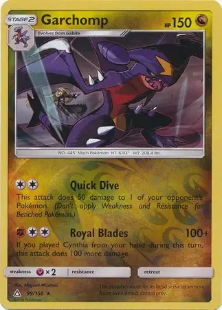 Garchomp Reverse Holo 99 Normal