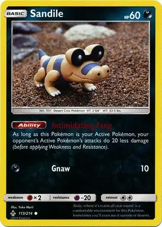 Sandile Reverse Holo 113 Normal