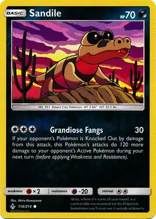 Sandile Reverse Holo 114 Normal
