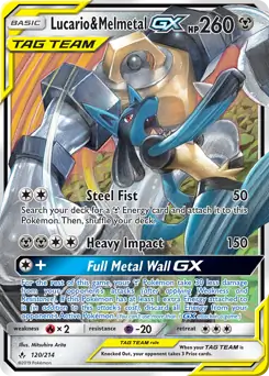 Lucario & Melmetal GX 120 Normal
