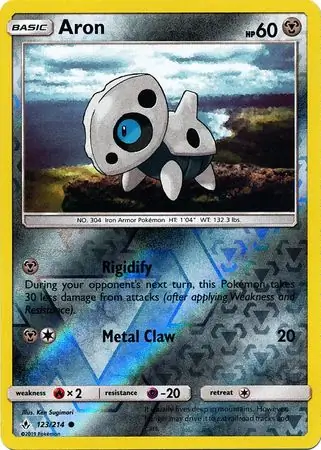 Aron Reverse Holo 123 Normal