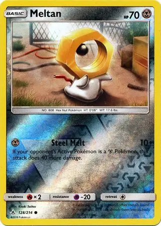 Meltan Reverse Holo 128 Normal
