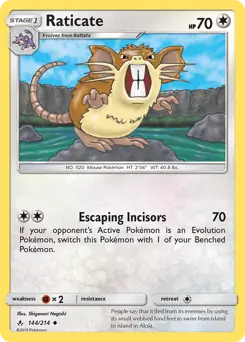 Raticate 144 Normal