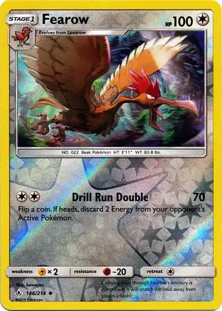 Fearow Reverse Holo 146 Normal