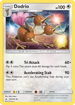 Dodrio 151 Normal