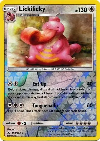 Lickilicky Reverse Holo 153