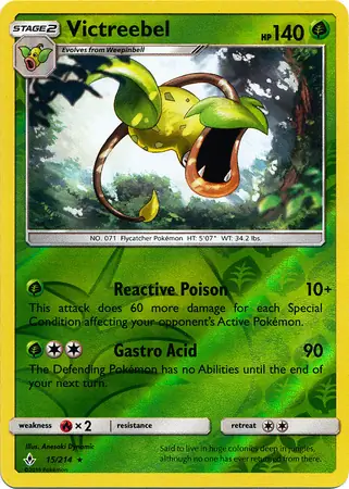 Victreebel Reverse Holo 15 Normal