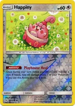Happiny Reverse Holo 161