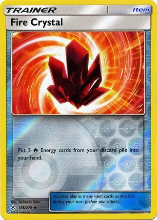 Fire Crystal Reverse Holo 173 Normal