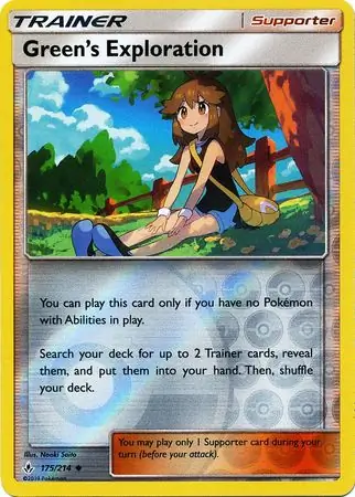 Green's Exploration Reverse Holo 175 Normal