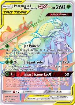 Pheromosa & Buzzwole GX Secret 215