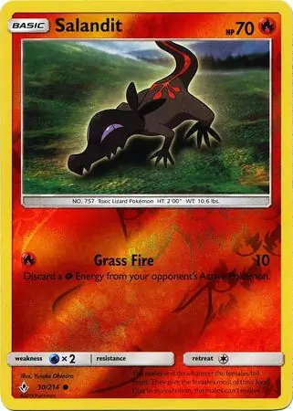 Salandit Reverse Holo 30