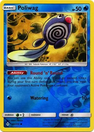 Poliwag Reverse Holo 36 Normal