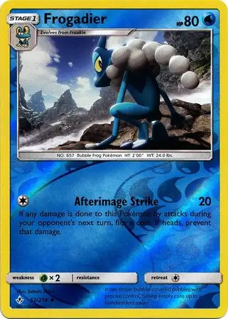 Frogadier Reverse Holo 52 Normal