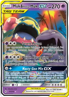 Muk & Alolan Muk GX 61 Normal