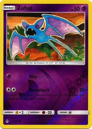 Zubat Reverse Holo 64 Normal