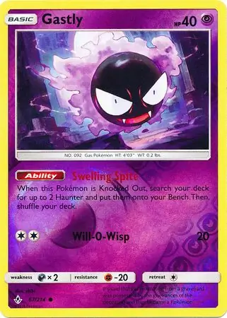 Gastly Reverse Holo 67