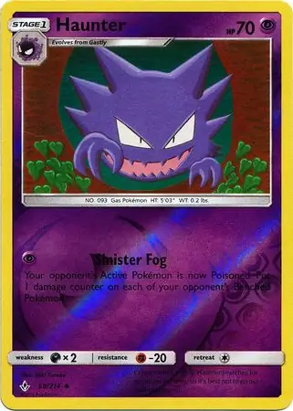 Haunter Reverse Holo 69
