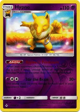 Hypno Reverse Holo 72