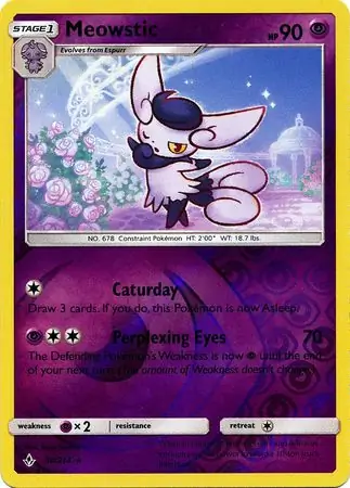 Meowstic Reverse Holo 80 Normal